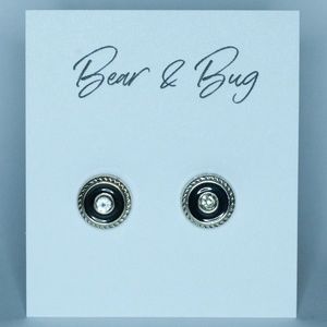 Bear & Bud Gem Earrings
